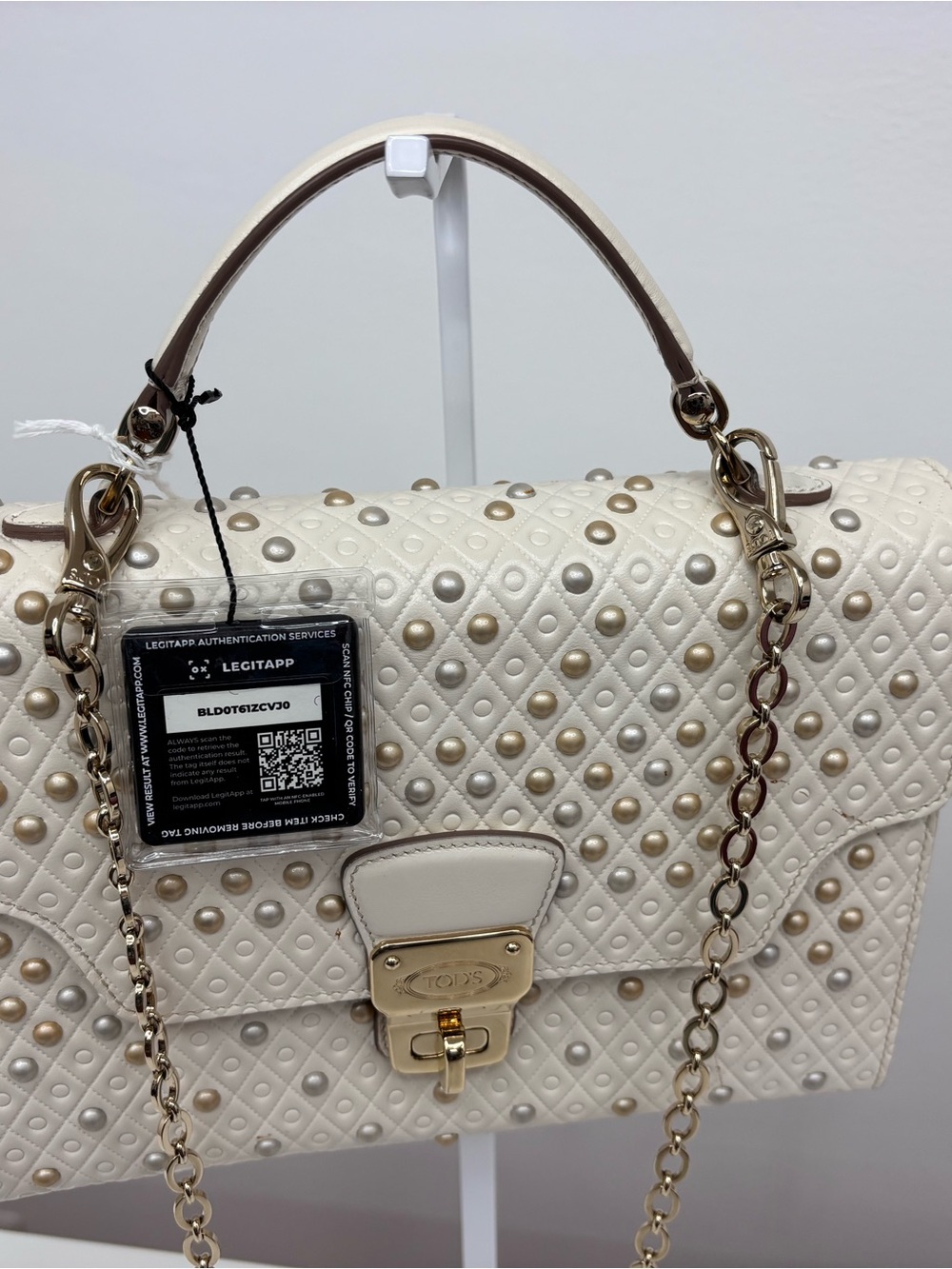 Tod's Signature Studded Crossbody Shoulder Bag